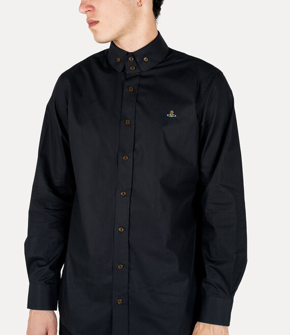 Vivienne Westwood Two Button Krall Shirt in BLACK